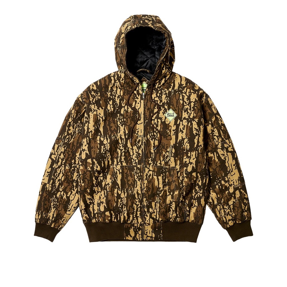 PALACE HARDWARE HOODED WORKWEAR JACKET CAMO Size XL